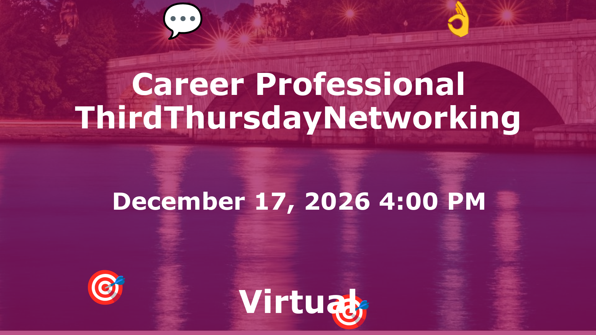 Career Professional ThirdThursdayNetworking  event image